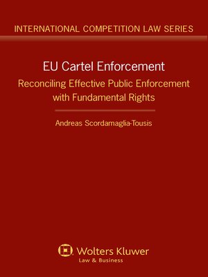 cover image of EU Cartel Enforcement
